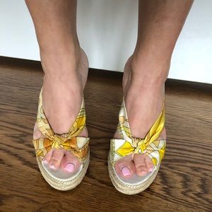Pucci Espadrille Wedges Size 35.5